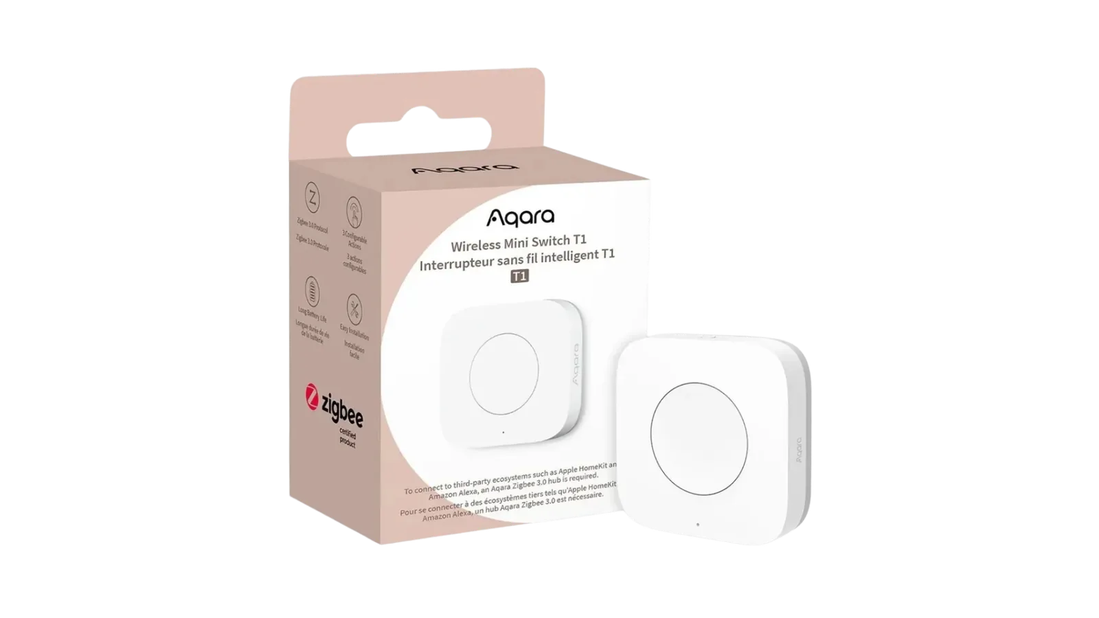 Botão de Cenas T1 (Versão Global) Zigbee | Aqara