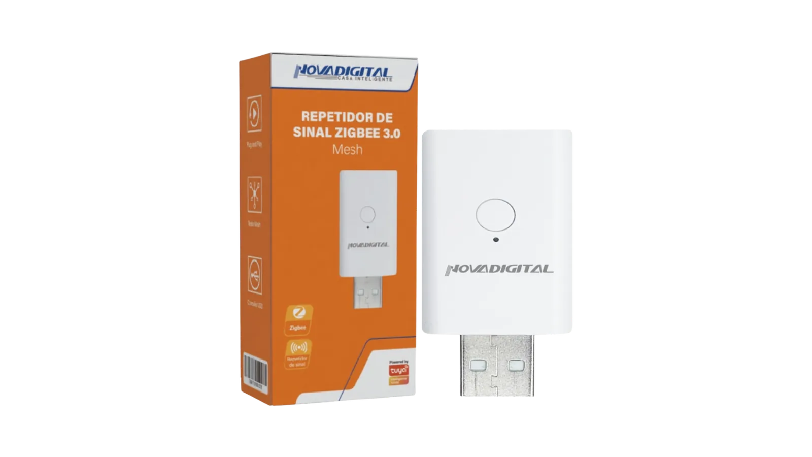 Repetidor de sinal Zigbee 3.0 da Nova Digital