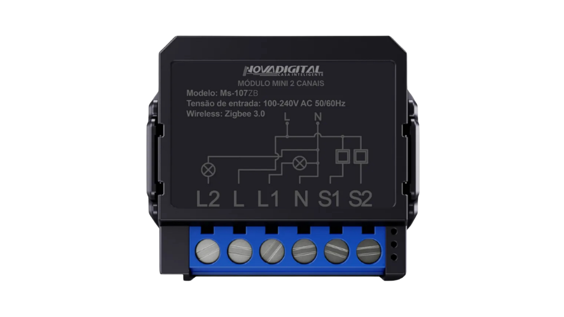 Módulo MINI Zigbee 2 Canal da Nova Digital