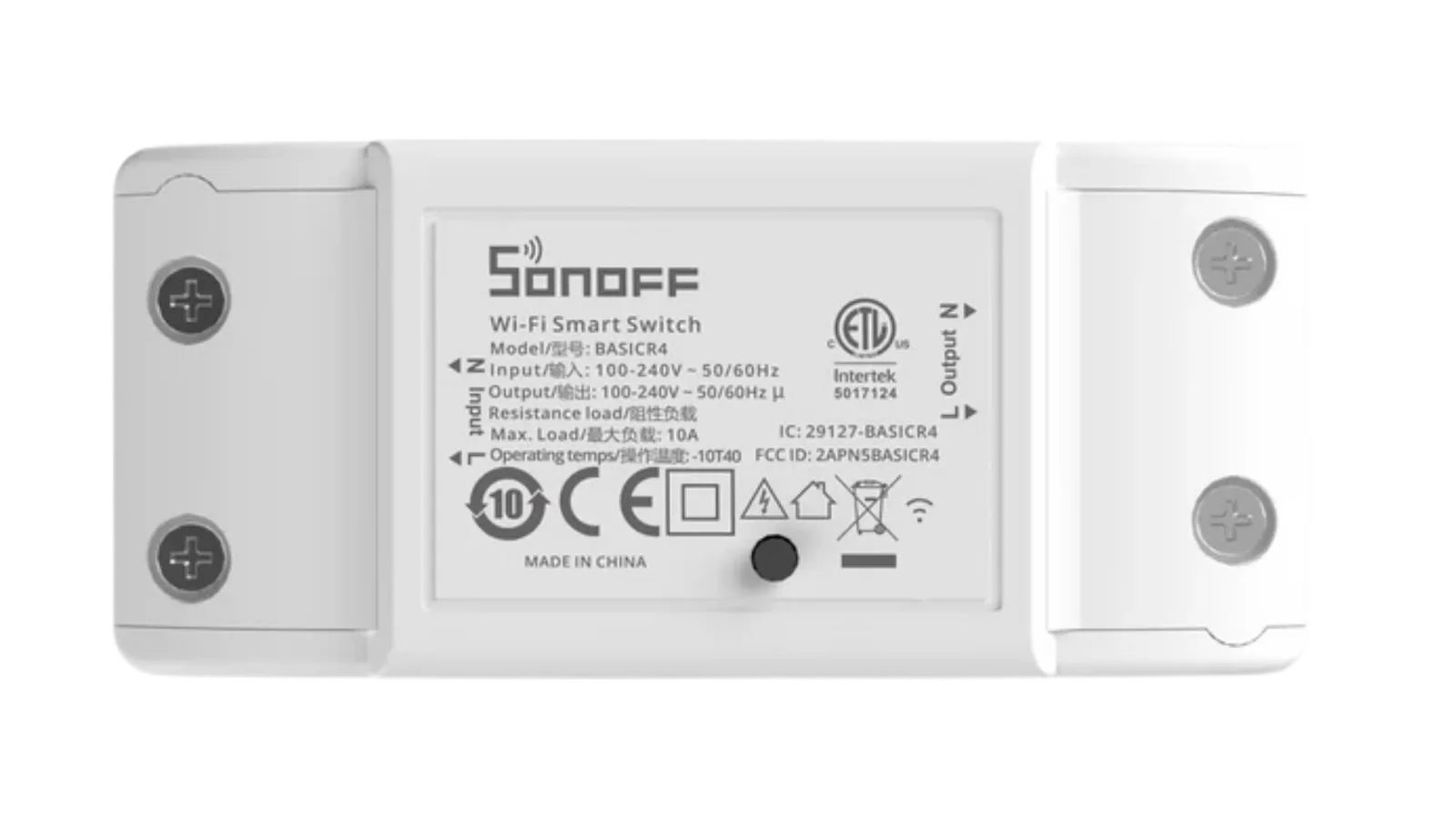 BASICR4 Interruptor Inteligente Wi-Fi da Sonoff