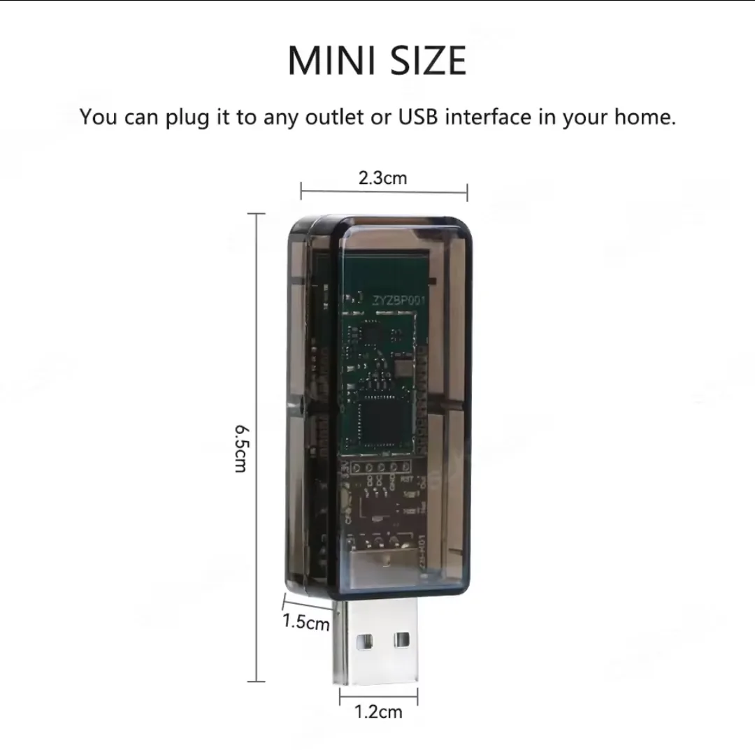Repetidor de sinal ZigBee USB | Smartthings, Hubitat, Home Assistant ZHA e ZigBee 2MQTT, Ewelink e Tuya