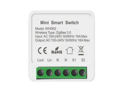 Relé 16A Aubess Zigbee