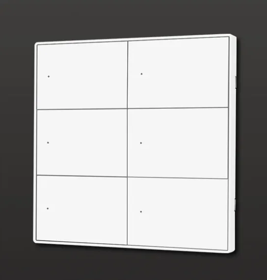 Interruptor 4x4 6 canais | Yagusmart (Zigbee)