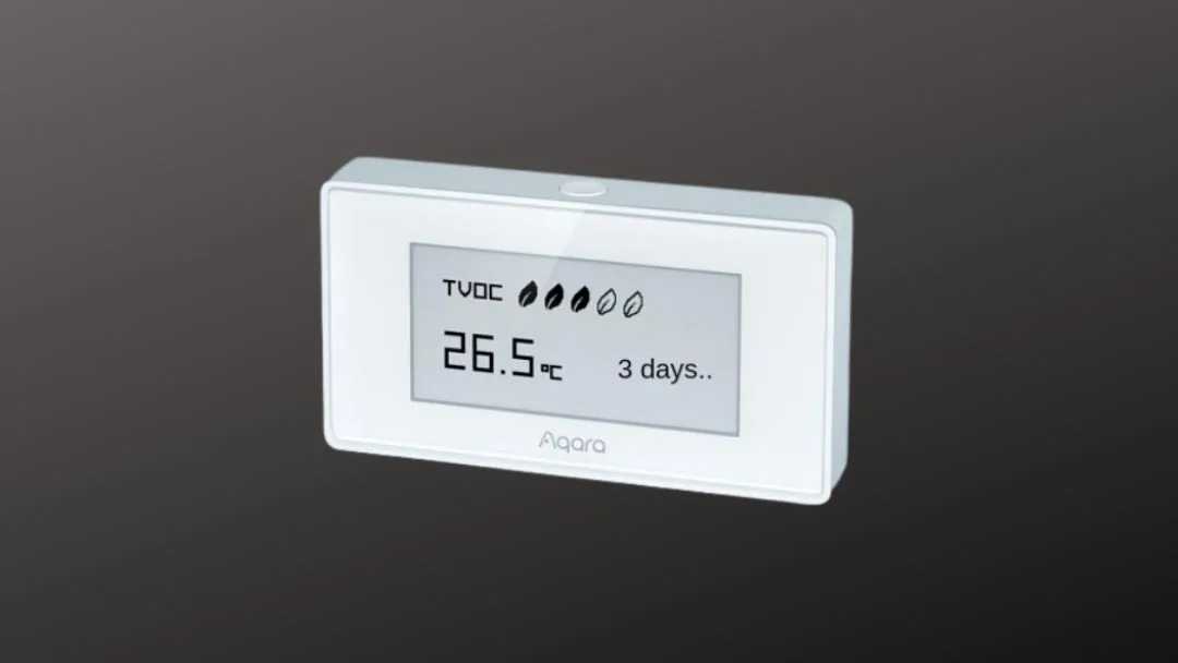Sensor de qualidade do ar, VOC, temperatura e umidade | Aqara TVOC (Zigbee)