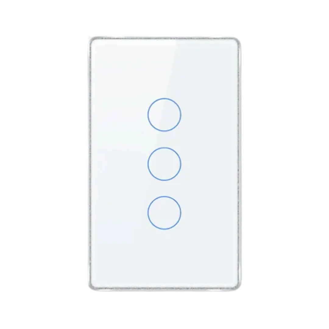 Interruptor touch de 3 canais wifi da Zemismart